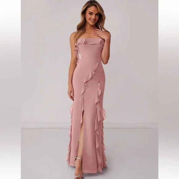 Prom Ruffle Dress - Picture 2 of 5